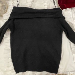 Off the shoulder sweater